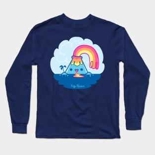 Kawaii Volcano Long Sleeve T-Shirt